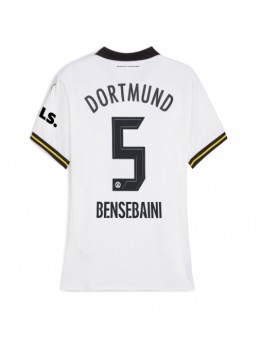 Billige Borussia Dortmund Ramy Bensebaini #5 Tredjedrakt Dame 2024-25 Kortermet